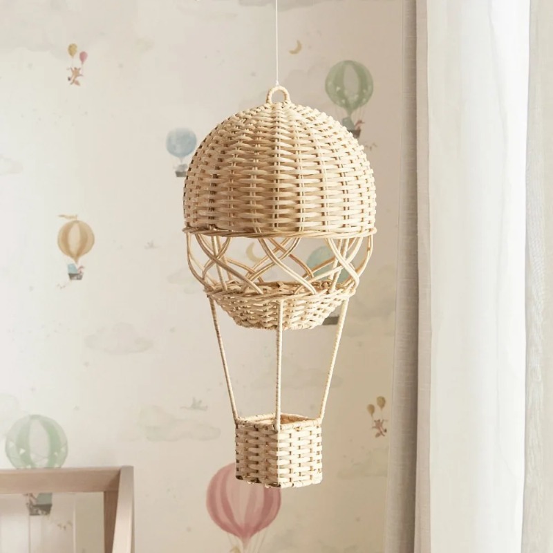 Rattan Plant Basket - Ręcznie Robiony Kosz Wiszący z Rattanu