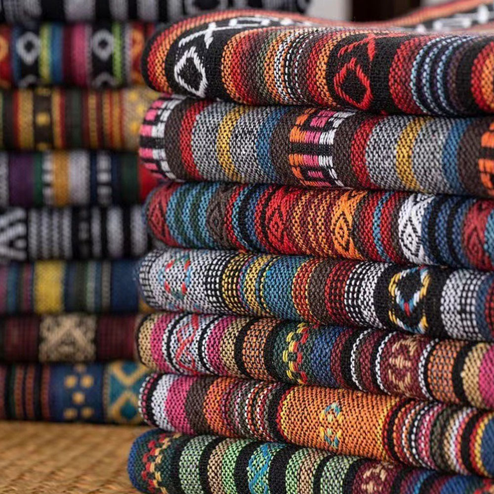 Linen Table Runner - Styl etniczny Bawełniana tkanina lniana Tekstylia