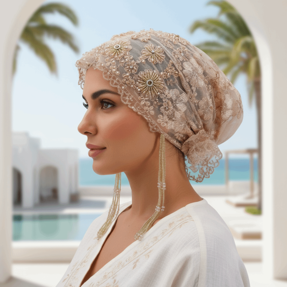 Błyszczące Koraliki Turban Dłu – Home Decor Indonesia recenzja i cena