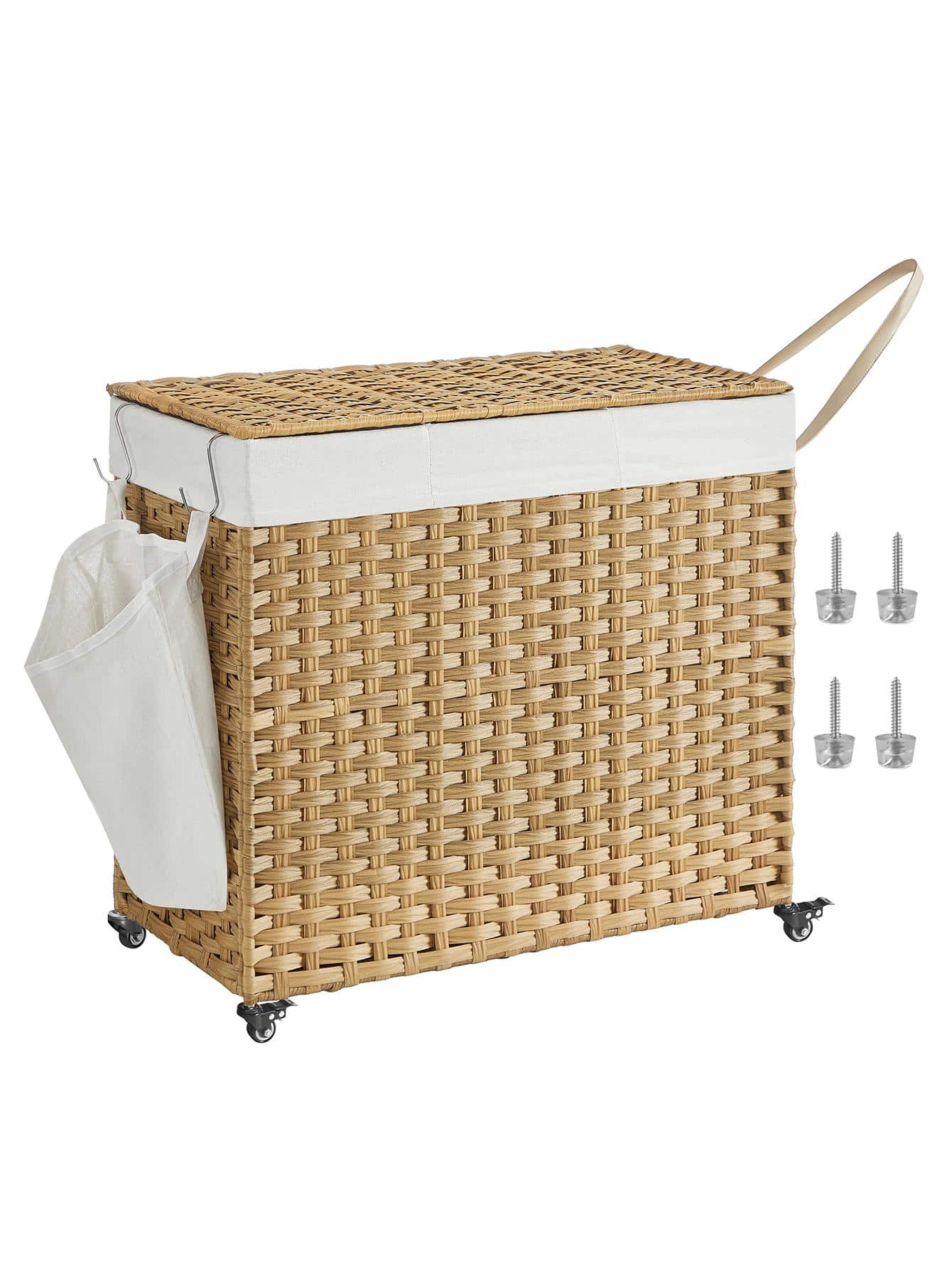 Kosz na pranie z pokrywką, poj – Rattan Plant Basket recenzja i cena