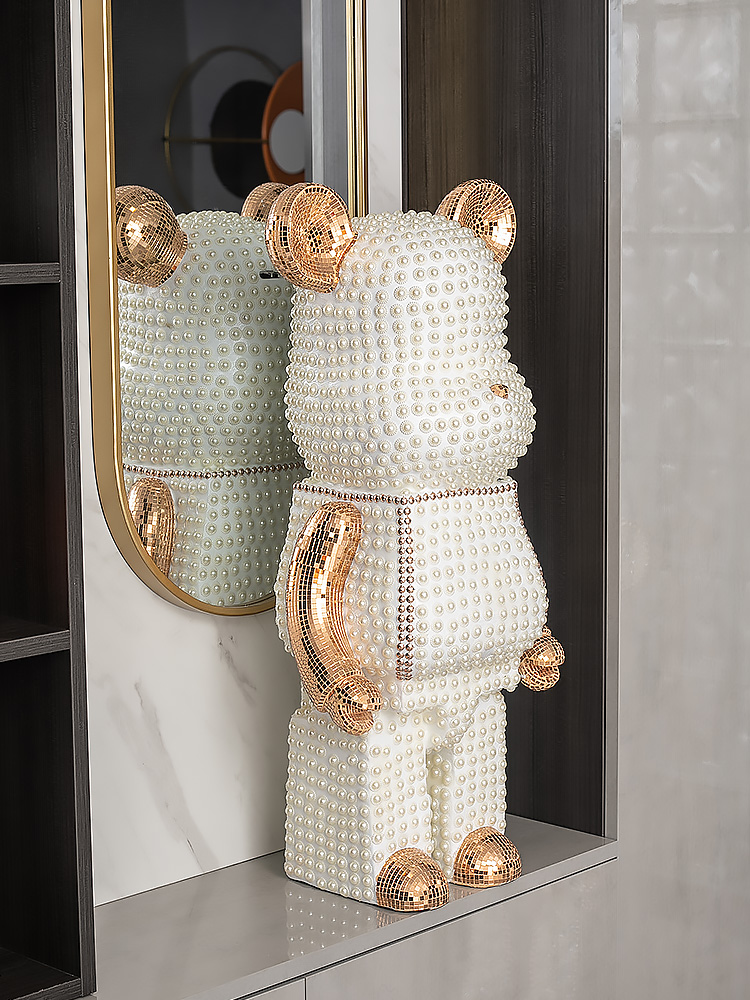 Cartoon Bear Ornament Home Dec – Home Decor Y2K recenzja i cena