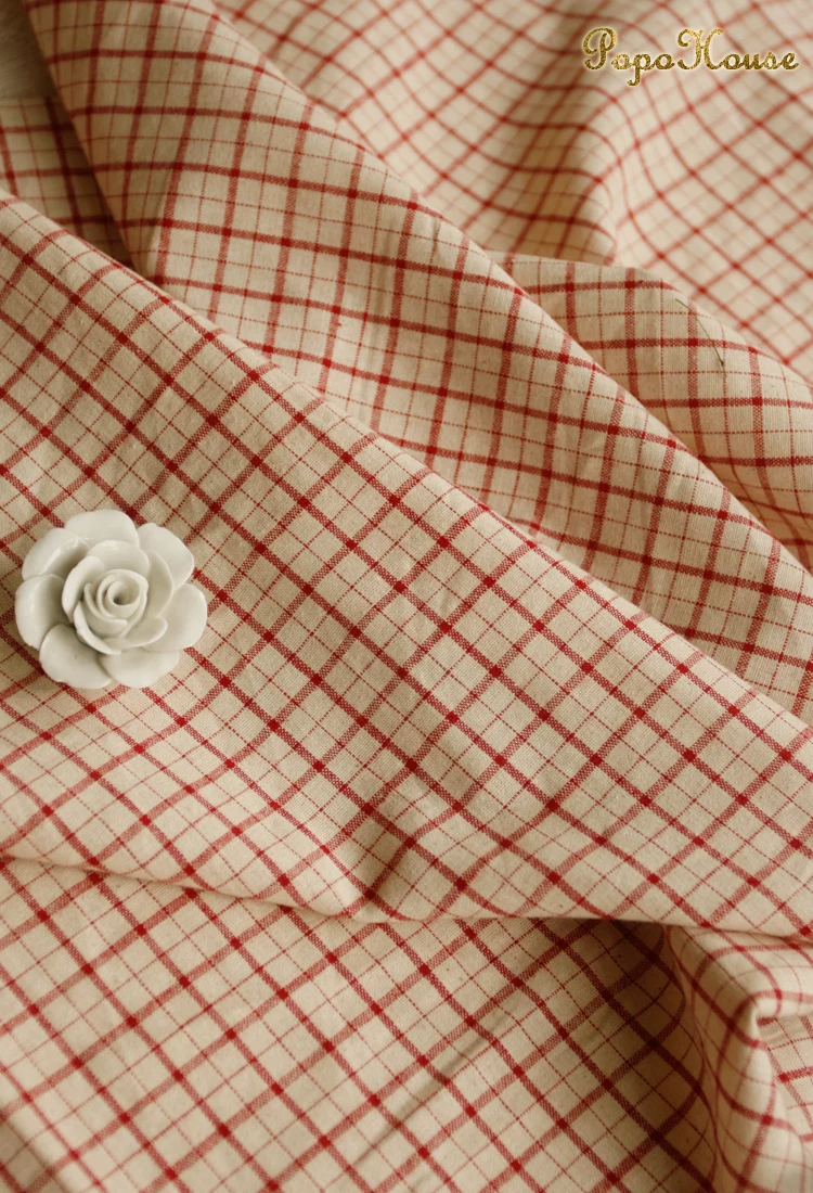 Tkanina lniana w kratę w stylu – Linen Table Runner recenzja i cena