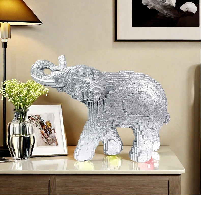 Realistyczna figurka słonia z  – Home Decor Theme recenzja i cena