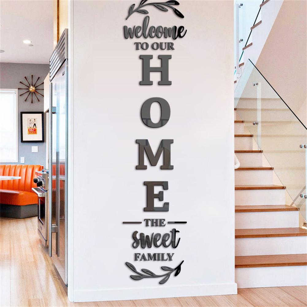 Angielskie litery 3D Lustro Na – Home Decor Y2K recenzja i cena