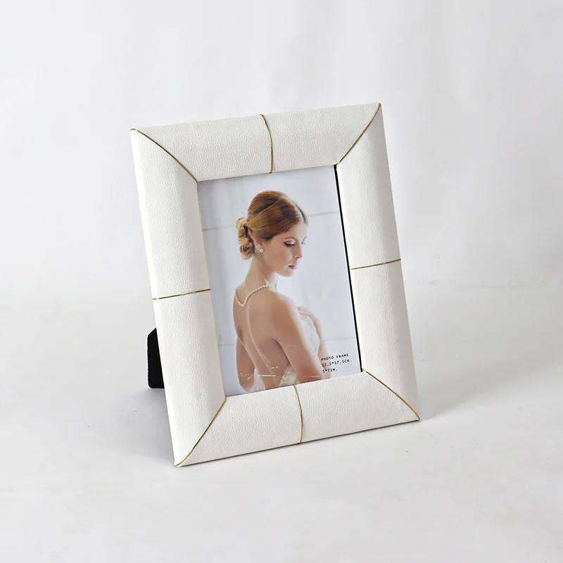 Biała skórzana ramka na zdjęci – Bamboo Photo Frame recenzja i cena