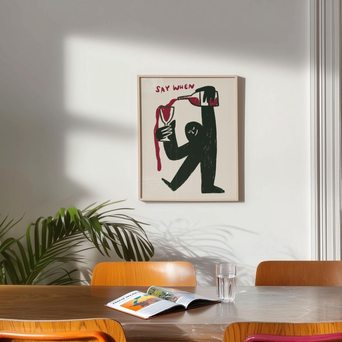 1 szt. bezramowy plakat na płó – Home Decor Y2K recenzja i cena
