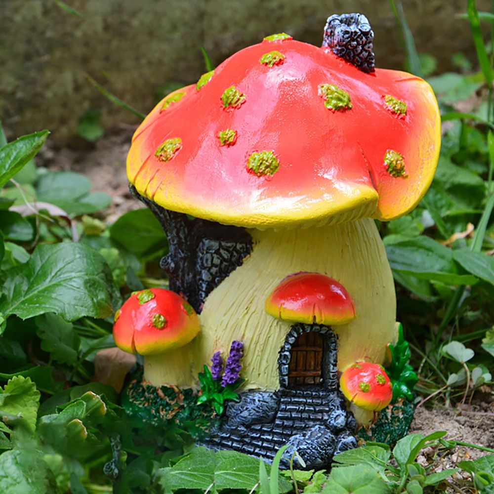 Miniaturowy domek grzybowy żyw – Home Decor Za recenzja i cena