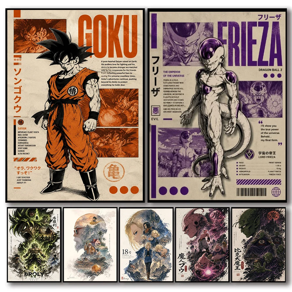 Dragon Ball Goku Frieza Anime  – Home Decor Magazine recenzja i cena