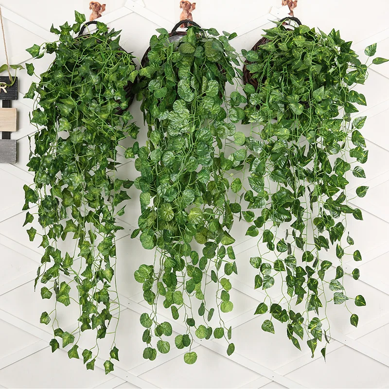 90cm sztuczna zielona rzodkiew – Rattan Plant Basket recenzja i cena